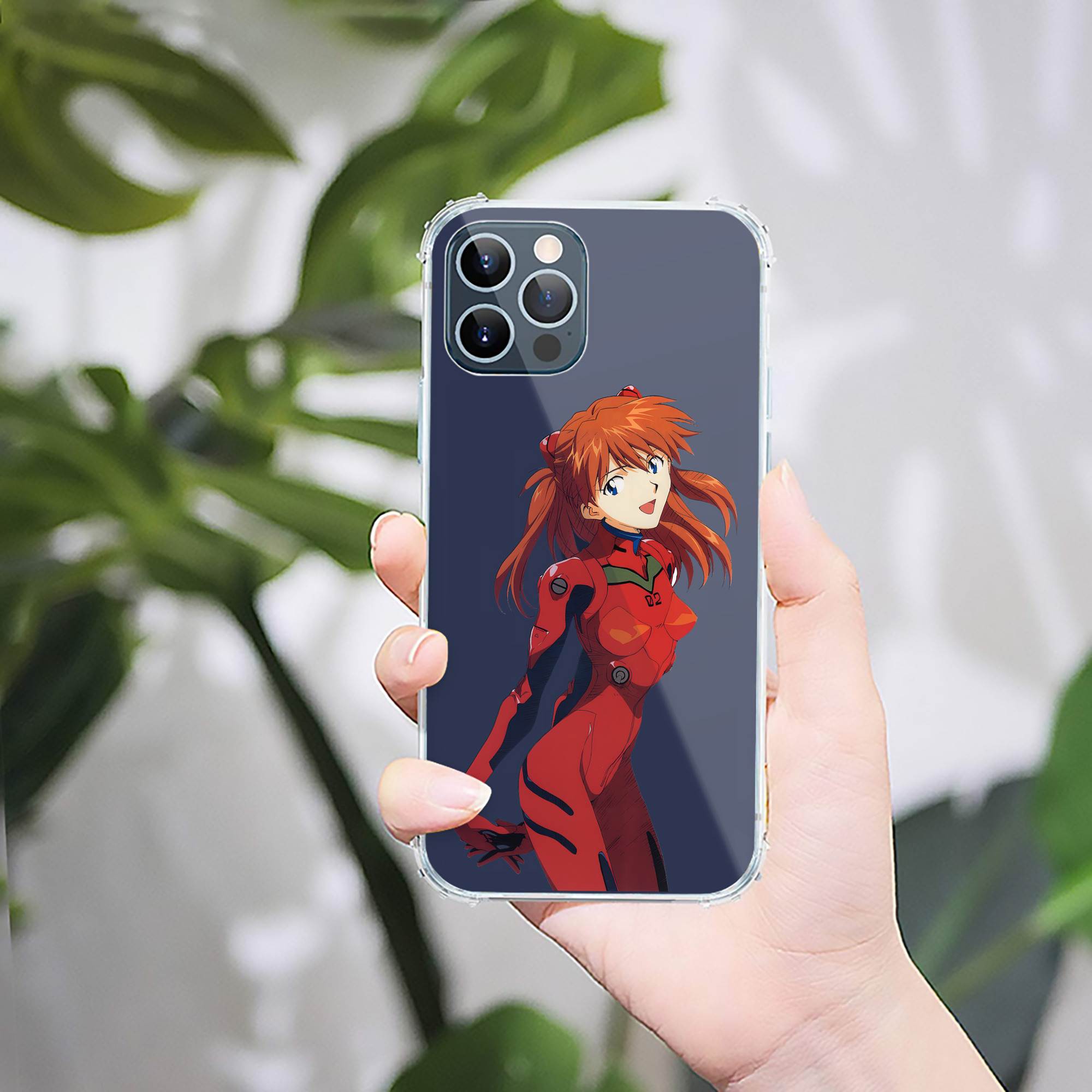 （画像用） EVA 新世紀エヴァンゲリオン 【iPhone 12シリーズ対応】透明スマホケース（クリアソフトケース）